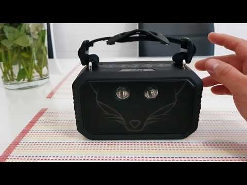 DOSS Traveler Bluetooth Outdoor Lautsprecher mit 20 Watt Musikleistung