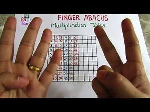 FINGER ABACUS MULTIPLICATION (PART 1)- ABACUS FORTH LEVEL MULTIPLICATION TABLES (2 TO 10)PRACTICE