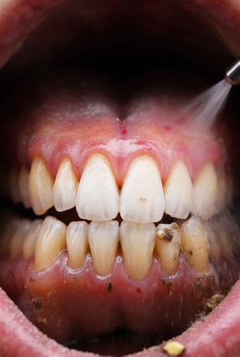 Erasing Coffee & Tea Stains | Tooth Polishing Process #dentist #toothcraft #satisfying #asmr