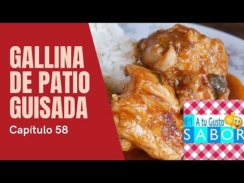 GALLINA GUISADA SABOR PANAMEÑO