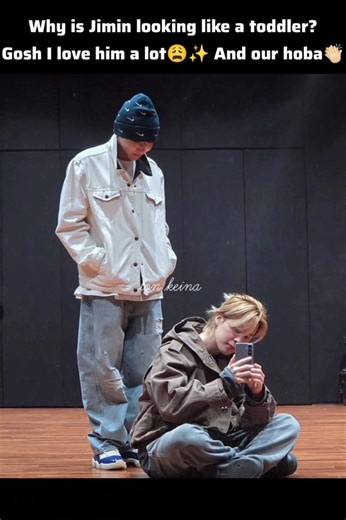Jimin is the toddler of Jhope😭💜 #kpop #cute #bts #btsarmy #new #btsmember #jimin #jhope #baby