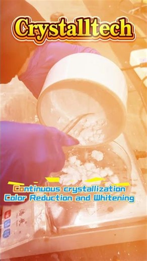 continuous crystallization #crystallized #crystallization