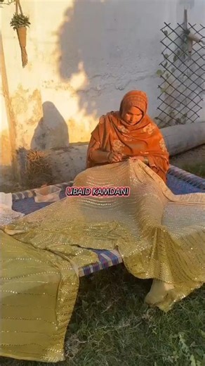 MAKING PROCESS OF OUR MOST VIRAL ANTIQUE KAMDANI MUKESH SAREE BY UBAID KAMDANI