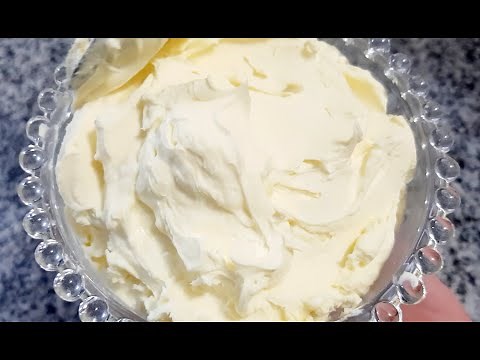 Homemade mascarpone! Delicious, cheap and easy to make, using only 2 ingredients.