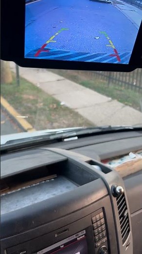 Rear view mirror monitor installed on sprinter van 🚐