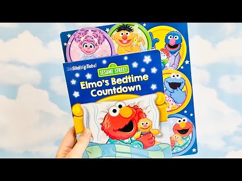 Elmo’s Bedtime Countdown SESEME STREET Story Read Aloud Board Book Sleeping