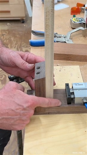 28K views · 152 reactions | How to Use a Pneumatic Pocket Hole Jig #PocketHoles #Jigs #WoodworkingJigs #WoodworkingTools | Jon Peters Art & Home | Facebook