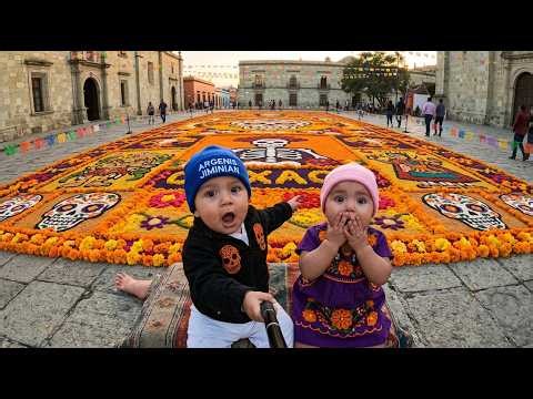 WE ENTERED THE WORLD OF THE DEAD! 💀🏵️ (Magic in Oaxaca) | Brayan and Kimberly AI