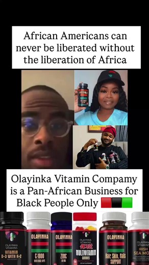 @olayinkavitamin . Manufacturing Superior Non-GMO Vitamins with the highest purity and potency for Black People. . Click on the link on the page and order your Non-GMO Olayinka Vitamins Today❤️🖤💚 . Follow @olayinkavitamin @olayinkaskincare . . Non-GMO Olayinka Vitamin D3 5000IU ⚡️ Olayinka Vitamin C-1000IU with Rose Hips 💥💥 Olayinka Zinc 50mg 🔥 Olayinka Gummies Multivitamins 🔥 Olayinka Irish Sea Moss 🔥 Olayinka Weight Loss 🔥 . Olayinka Vitamin Company www.olayinkaproducts.com FDA approve