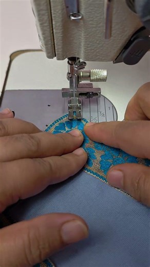 Sewing Tips For Neat Lace Corner #shorts #shortsfeed #trending