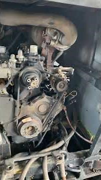 Injector test on pump yanmar YH850 4tnv98t engine