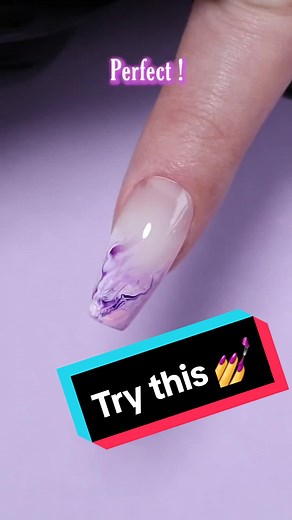 Easy Watercolor Gel Nail Art Tutorial