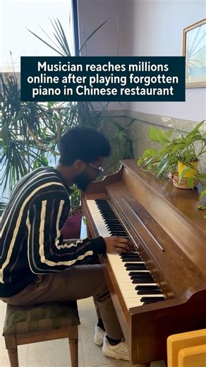 CBS Philadelphia on Instagram: "A Delaware musician is striking a chord with millions online. What started as a way to pass time turned into a viral sensation thanks to a lonely piano, a cellphone and the power of TikTok. The musician behind the keys is 32-year-old Juan Z. Leonard, who goes by the artist name ZEEK. The family-owned business has become his makeshift studio after he picked up a food delivery order nearly two years ago. @marcellabaietto @juanzeek #delaware #newark #newarkde #newark