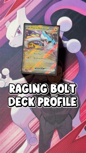 Fast Raging Bolt Decklist! Pokemon TCG Phantasmal Flames #pokemon #pokemontcg #pokemoncards