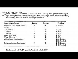Target Costing Example