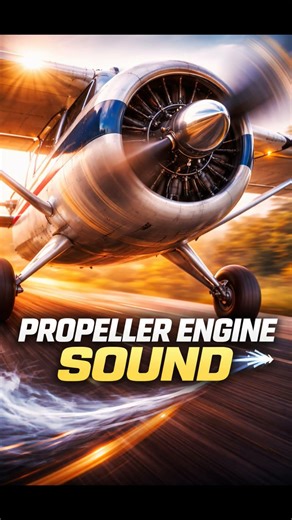 Propeller Engine Sound ✈️ | Realistic Aircraft Propeller Engine Audio