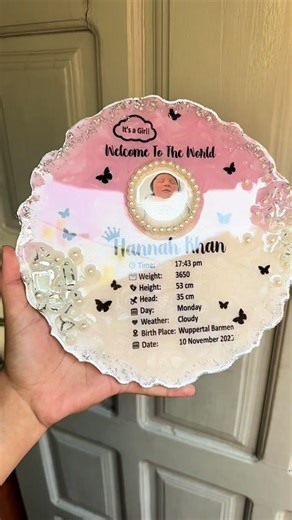 Create a Stunning Resin New Born Baby Frame