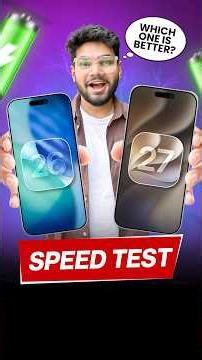 WWDC 2026: iOS 27 vs iOS 26 Speed Test on iPhone 17 👀🤯