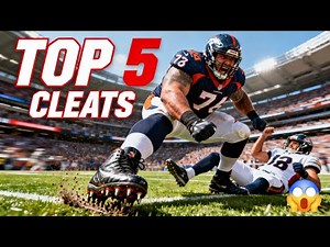 🔥TOP 5 BEST FOOTBALL CLEATS for LINEMEN & LINEBACKERS (2025) 🏈 POWER • GRIP • DOMINATE
