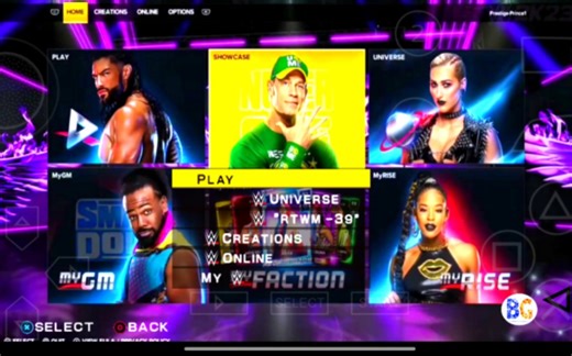 PSPWWE 2K23 BY BG WWE手机游戏上手体验#PSPWWE#