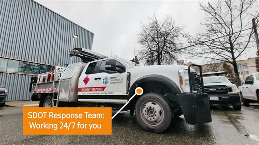 WORKING 24/7 FOR YOU: the SDOT Response Team (SRT) serves as the City’s first responders for nearly every type of incident on Seattle’s streets. Many travelers may never even see us at work, but what we do is essential to keeping everyone in Seattle moving. In 2025, we responded to 5,297 incidents. That includes: 1,095 crashes 746 tree-related hazards 637 drivers in stalled vehicles 411 traffic signal & sign issues 117 emergency sidewalk fixes Mondays (810 calls) and Fridays (843 calls) were our