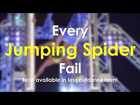 Every Jumping Spider Fail on American Ninja Warrior (Updated)