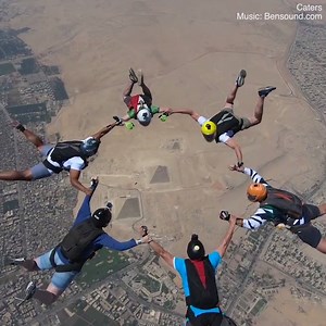 These people skydive over the most incredible views! 😯😍 | Daily Mail Australia