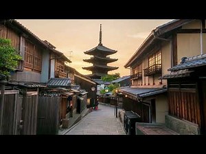 Kyoto Sunset Street No Copyright 4K