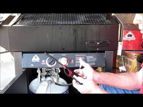 HOT TO manually light the grill