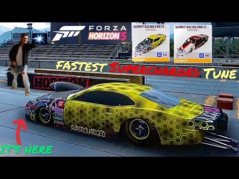 Forza Horizon 5 - Pro Stock Camaro FASTEST Drag Tune (SuperCharged)