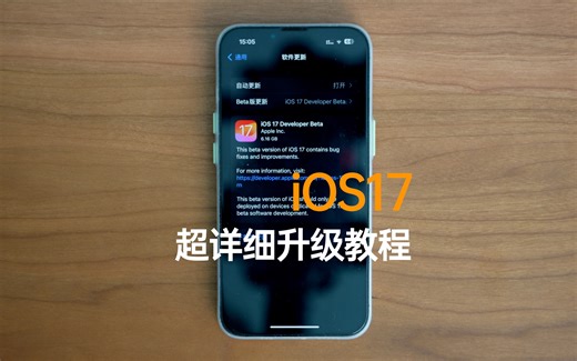 iOS开发者测试版更新教程分享：手把手教你更新到iOS17