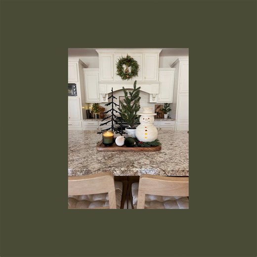 Christmas centerpiece idea!☃️Using my favorite little terracotta snowman!☃️Comment FROSTY and I’ll send you links! I started with a wooden tray. Added some black sculpted Christmas trees and a classic green Christmas tree. Then I added the snowman, some velvet ornaments, and a cozy candle!#LTKhome#forthehome #homedecor #christmasdecor #christmashome #christmashomedecor #cozychristmas #christmasdecoration #christmasdecorating #christmasdecorideas #christmasdiy #diychristmas #diychristmasdecor #ch