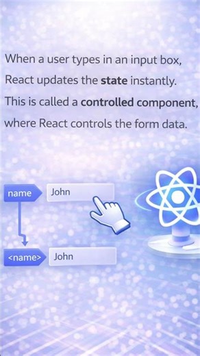 Form Handling in ReactJS Explained Quickly #shorts