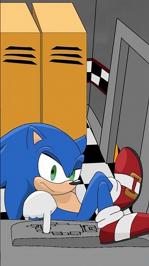 Sonic in FNaF #sonic #2danimation #fnaf