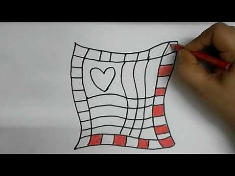 How to draw QUILT step by step for kids in easy way| Drawing QUILT| Kolo colorarts