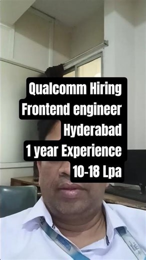 Qualcomm Front-End Engineer Gen-AI Job 2026 | Hyderabad