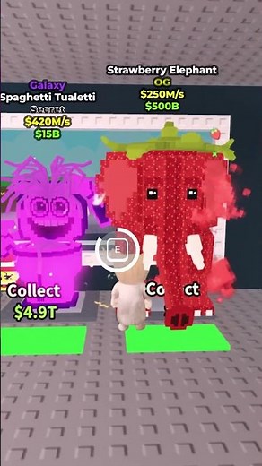 4 NEW Strawberry Elephant Brainrots vs Fuse Machine 🙀🍀!