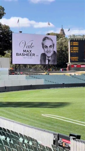 Fitting final farewell for SA footy titan Max Basheer AM