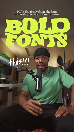 Free Fonts for Videos: Best Title, Subtitle & Caption Fonts