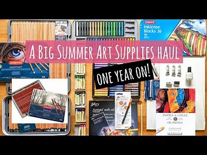 What Did I Use?! A Big Art Haul Reviewed One Year Later: Derwent Drawing/Lightfast Pencils, Inktense