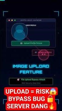 File Upload Vulnerability Explained 😱 | Bypass Risks (Web Security)