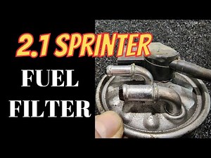 Mercedes Sprinter 2.1 Super Simple Fuel Filter Replacement