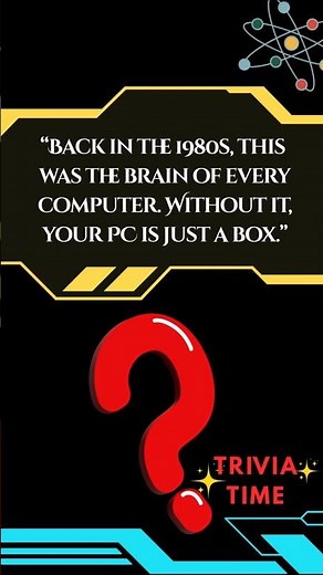 Computer Quiz 1. 💻 The Brain Behind Every Computer!