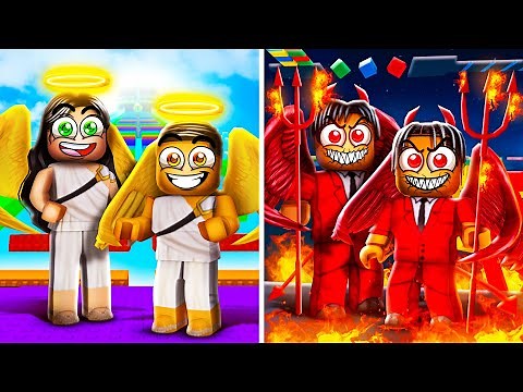 GOOD Vs BAD OBBY ROBLOX WITH THE PRINCE FAMILY CLUBHOUSE