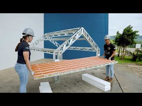 Kingspan - Instalación Panel Para Techo KingRoof Colonial