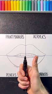 706K views · 8.9K reactions | Mouth with Different Art Techniques!  || What’s your Fav?! 樂 #artistomg #realism #mouth | Gaspi - Artist Oh My God | Facebook