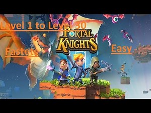Level 1 To Level 30 In 20 Minutes Fastest and Easiest Xp Method Christmas Event Portal Knights
