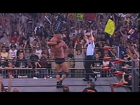 Goldberg V Hulk Hogan WCW World Heavyweight Title WCW Nitro 6th July 1998