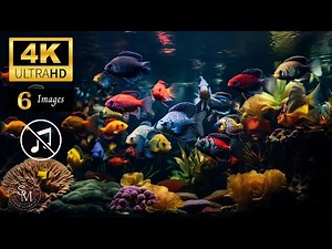 🦀 Vibrant Aquatic Life: AI-Generated Aquarium Life for TV Screens | 4K Screensaver