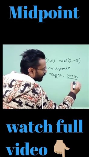 Midpoint Coordinate Geometry 1 🤔 Class 10 Maths #board2026